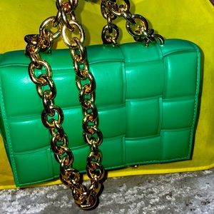 square boutique styled purse